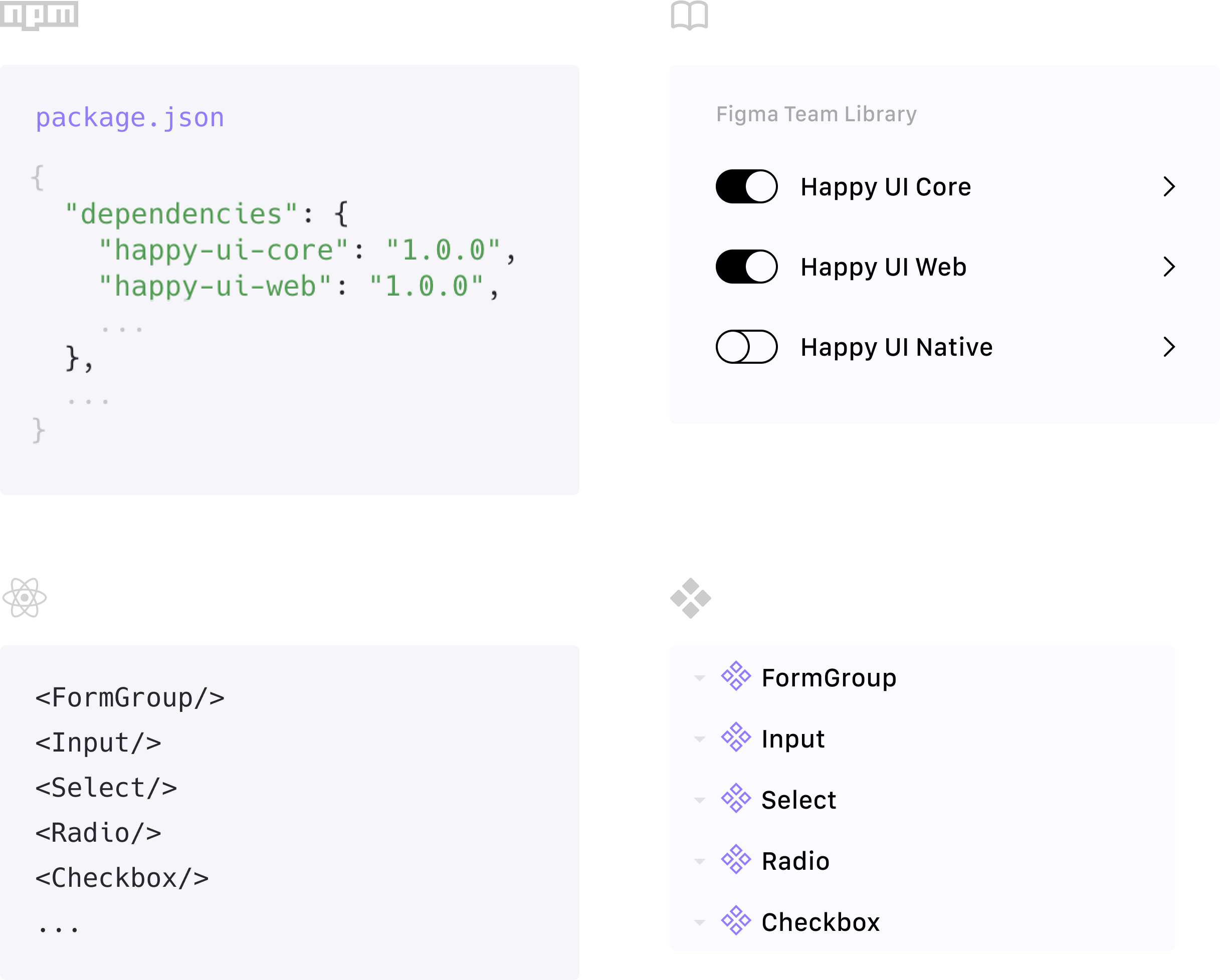 Happy Money component library